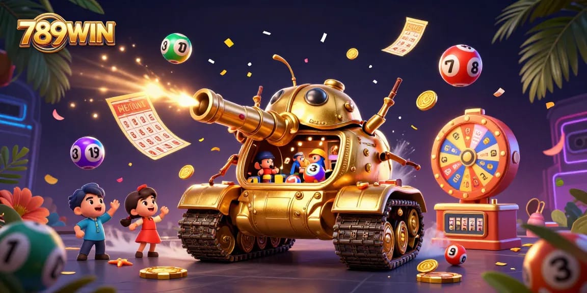 Engage in exciting games at 789WIN casino with the golden beetle tank revealing hidden fun.