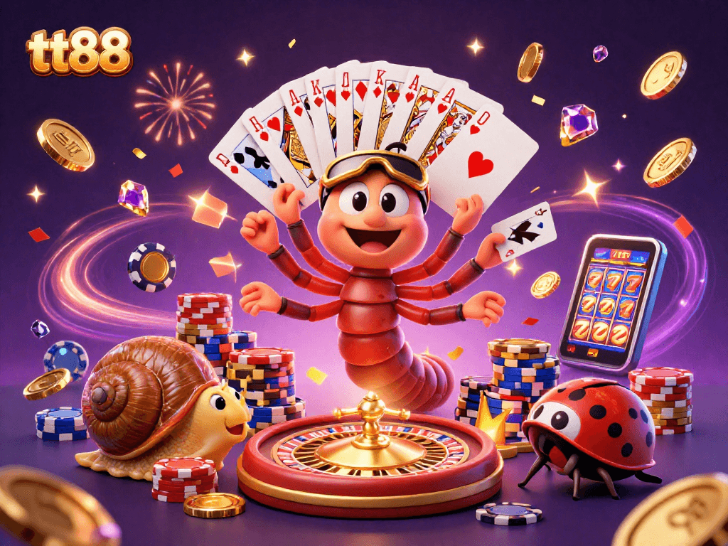 Experience the excitement of tt88 casino with dynamic characters and vibrant gaming elements.