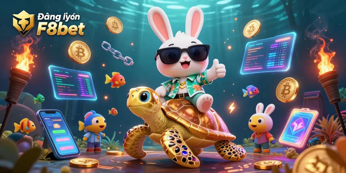 Engage in thrilling gameplay with Đăng nhập F8bet, including 3D characters and colorful casino elements.