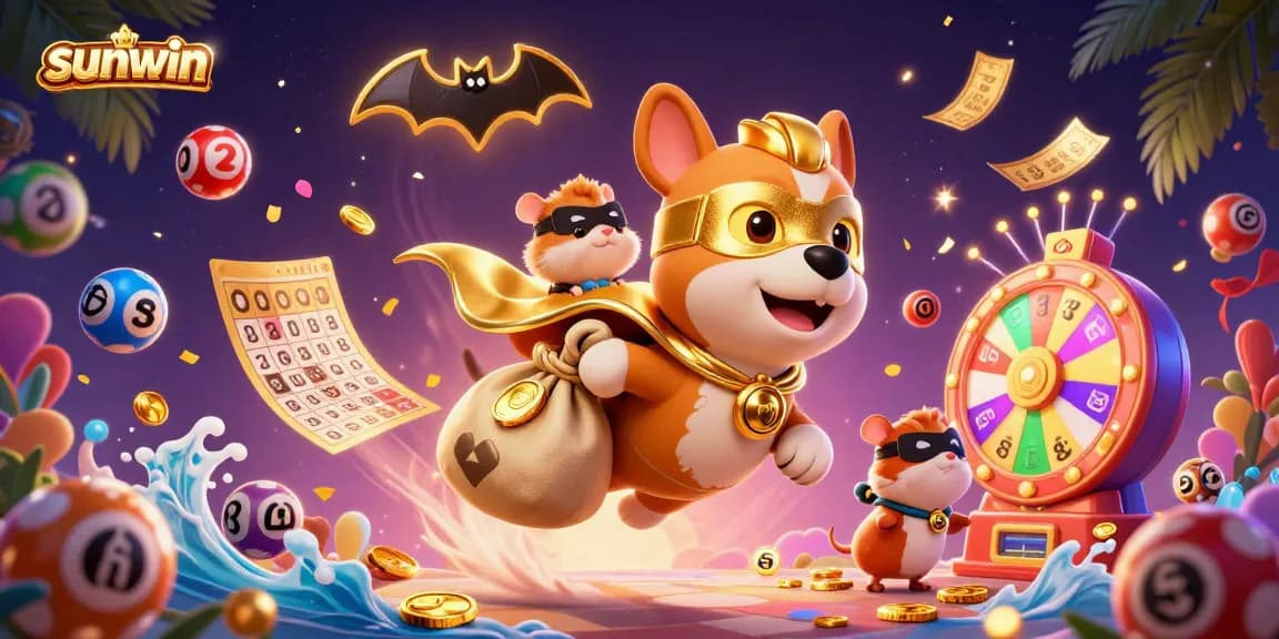 Experience exciting wins with Sunwin's engaging games featuring vibrant animations and playful characters.