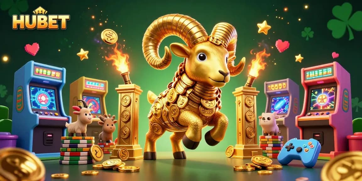 Experience thrilling gaming with HUBET, featuring colorful arcade environments and dynamic characters.