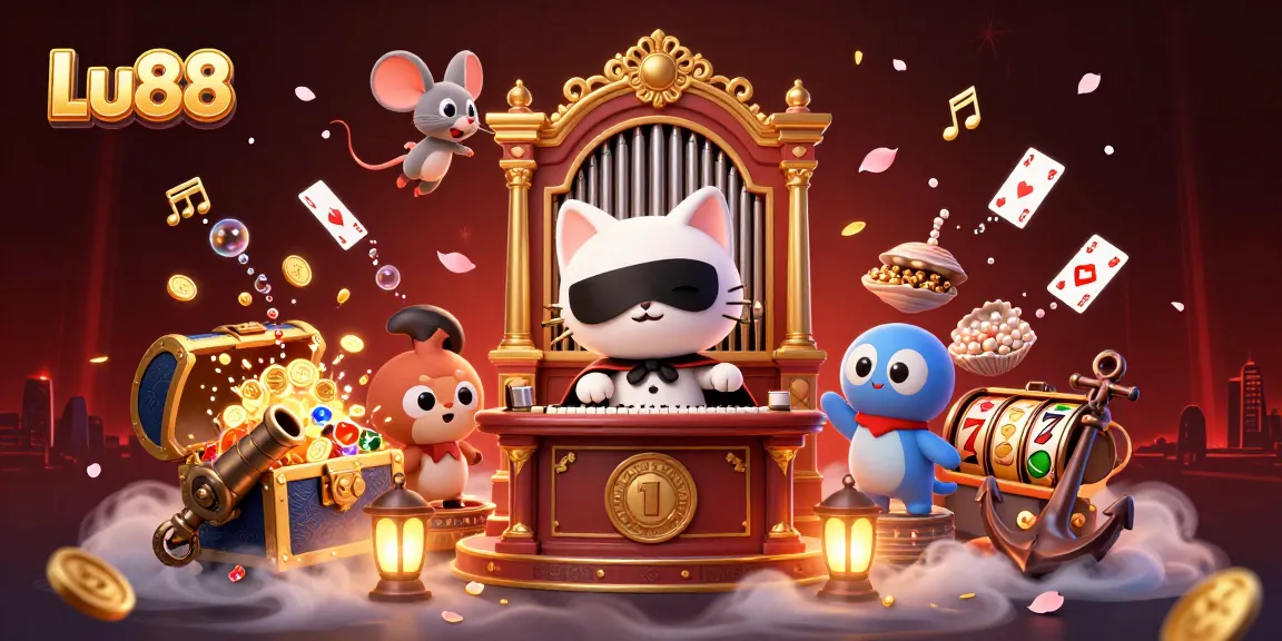 Lu88 players enjoy a rich 3D casino experience with gold coins and dynamic game elements