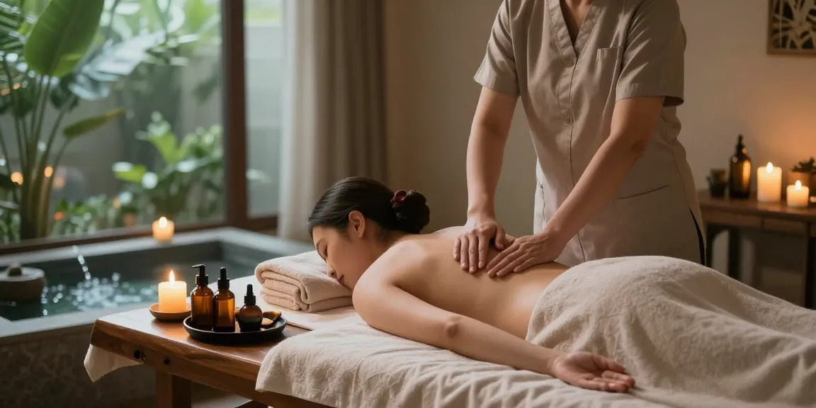 Enjoy a soothing 일산출장마사지 at a serene spa with aromatic oils and candles.