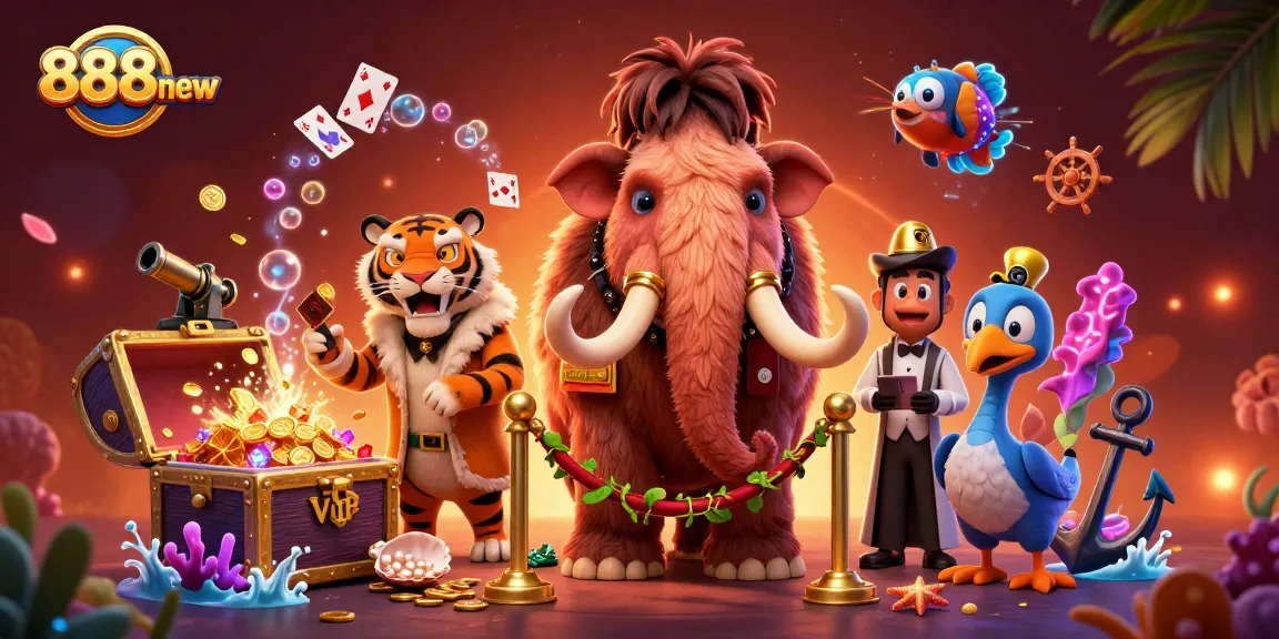 Experience 888new's vibrant approach to online gaming with engaging casino characters and dynamic elements.