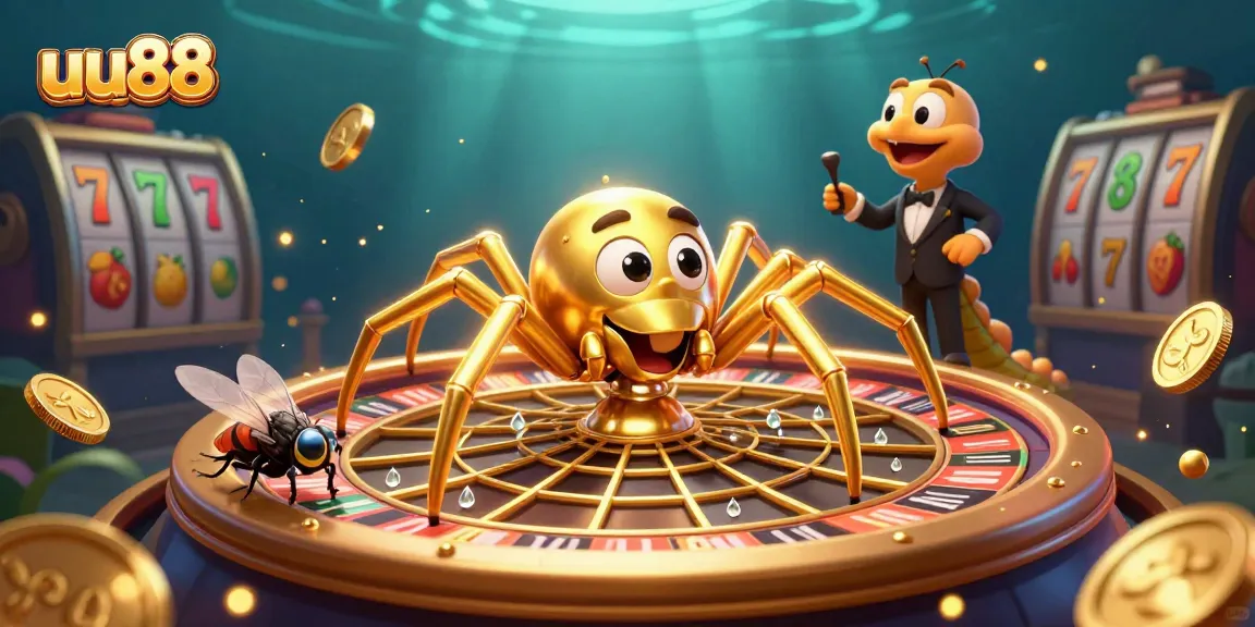 Spin the roulette wheel with uu88 in a vibrant 3D casino scene filled with excitement and energy.