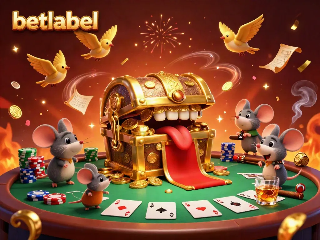 Experience thrilling gaming fun at betlabel, featuring vibrant casino elements and rich detail.