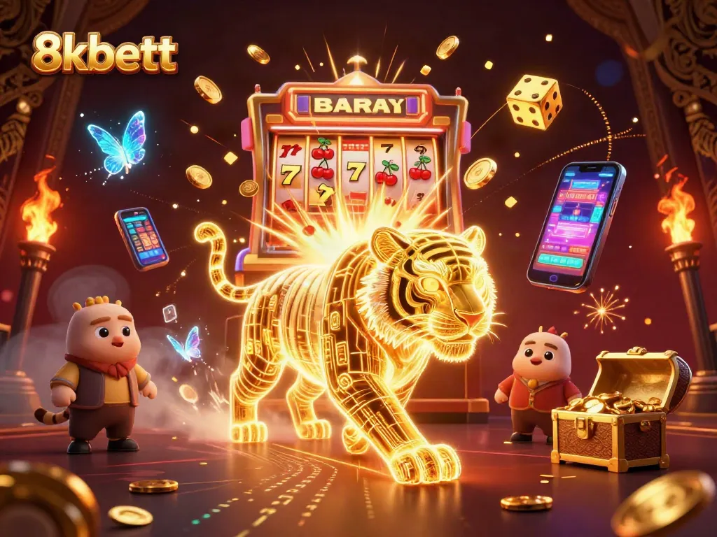 Experience the thrill of 8kbett with a vibrant casino landscape bursting with golden jackpots.