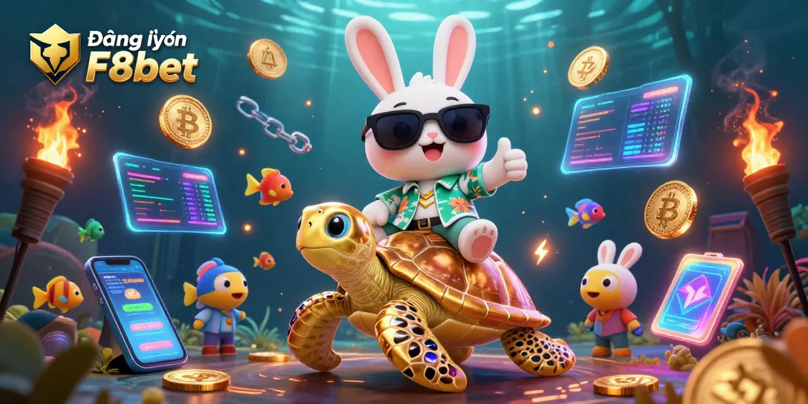 Engage in thrilling gameplay with Đăng nhập F8bet, including 3D characters and colorful casino elements.