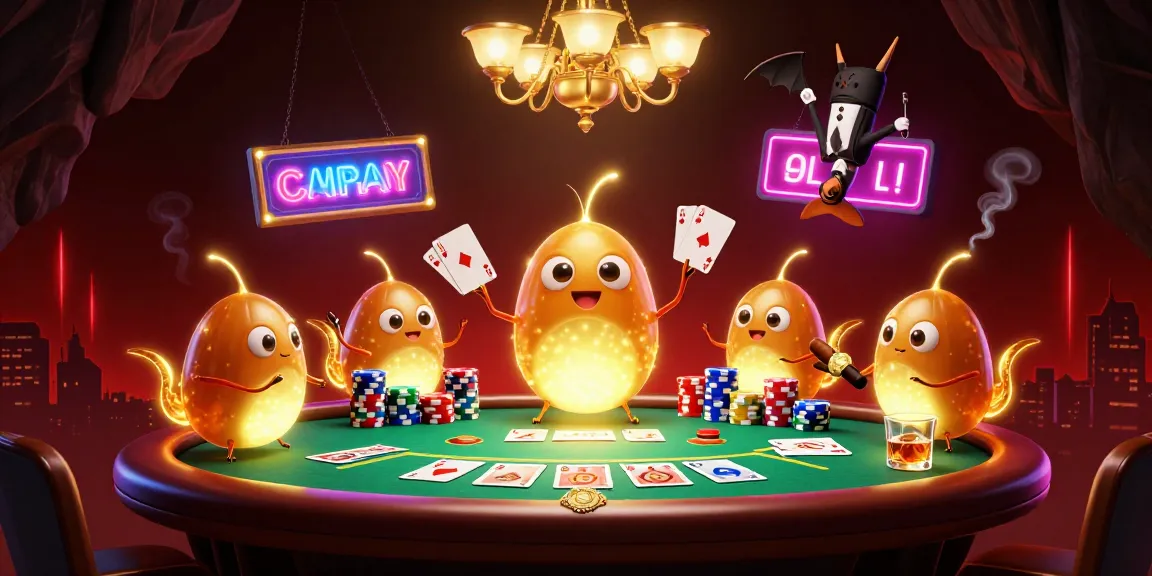 Nohuvina’s glowworm casino lights up with poker action featuring vibrant colors and dynamic elements