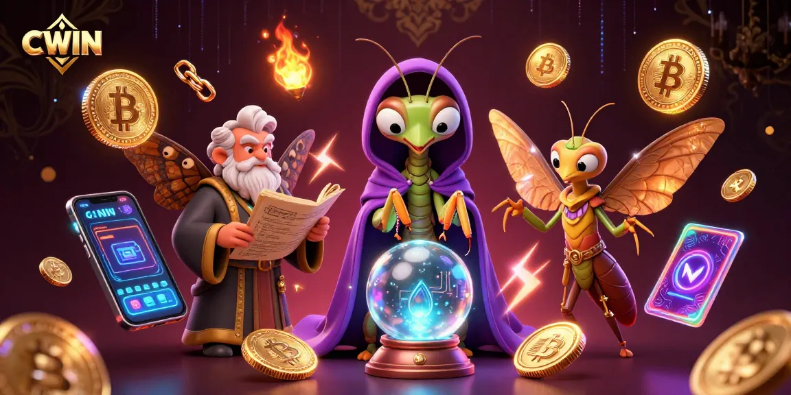 CWIN reveals magical casino strategies with winning elements and vibrant graphics for online gaming enthusiasts.