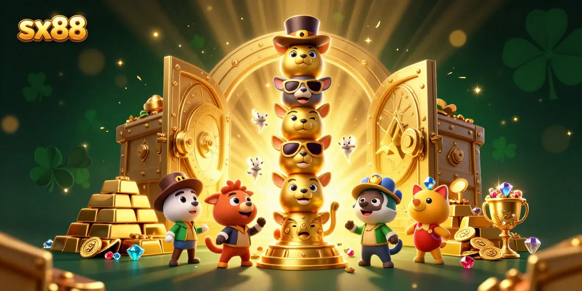 Play exciting games at sx88's vibrant casino with golden treasures and dynamic action.