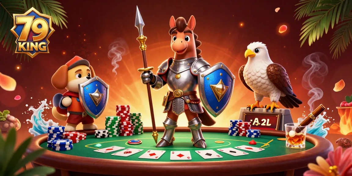 Bet on riches and adventure with 79KING at an epic medieval casino showdown!