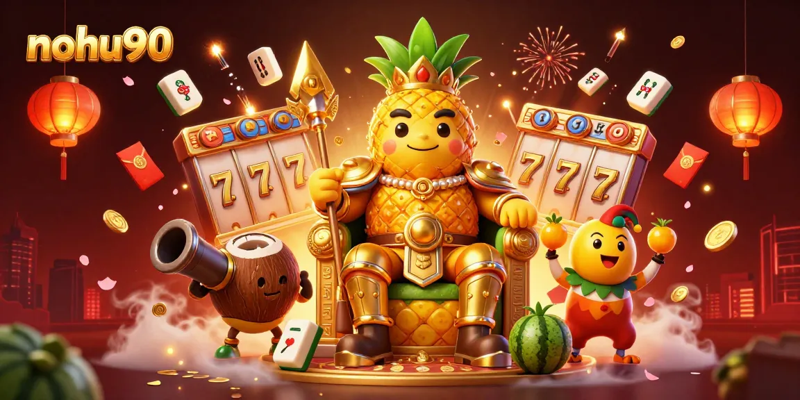 Nohu90 offers an exciting jackpot casino experience with vibrant characters and dynamic game elements.