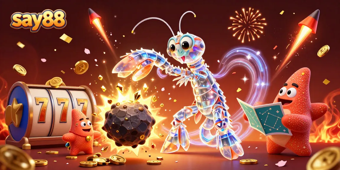 Experience the excitement at say88 with vibrant 3D slot illustrations and dynamic gaming elements.