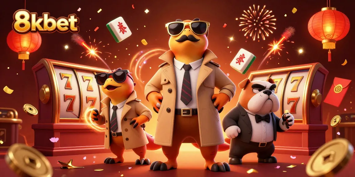 Join the fun at 8kbet with vibrant slot games, festive elements, and a lively casino scene.